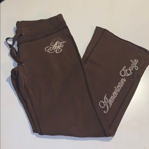 American eagle wide leg sweatpants